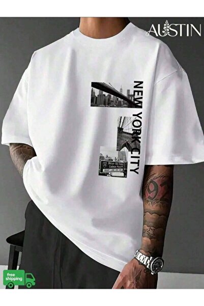 9JY New Moment The Past T-Shirt Collage Design Round Classic Retro Minimalist...