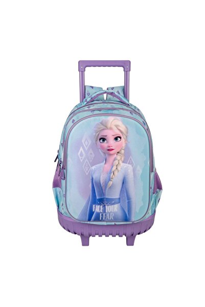 Zâna Casei Rucsac troler 3D roz și albastru deschis