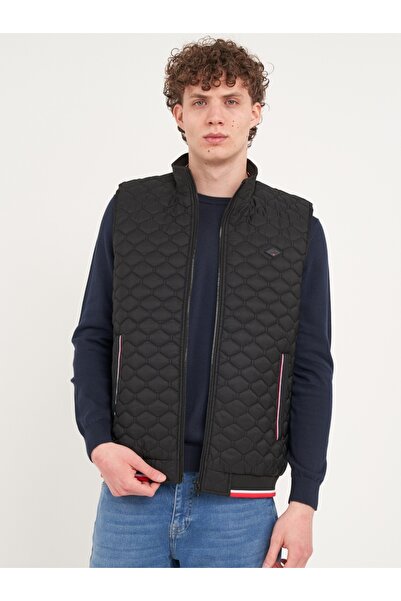 Lee Cooper - Vesta barbat cu buzunare de culoare uniforma