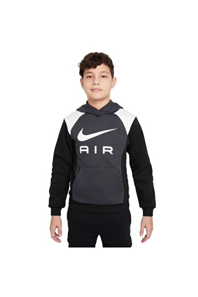 Nike K AIR PO HOODIE FZ4955-060 Γκρι