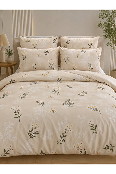 liefhome Double Duvet Cover Set 200x220cm | 4 Pillowcases | Fitted Sheet 160x...