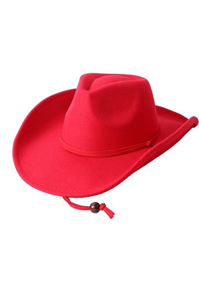 STARSTAR Cowboy hat khaki retro felt adjustable 53-55cm.