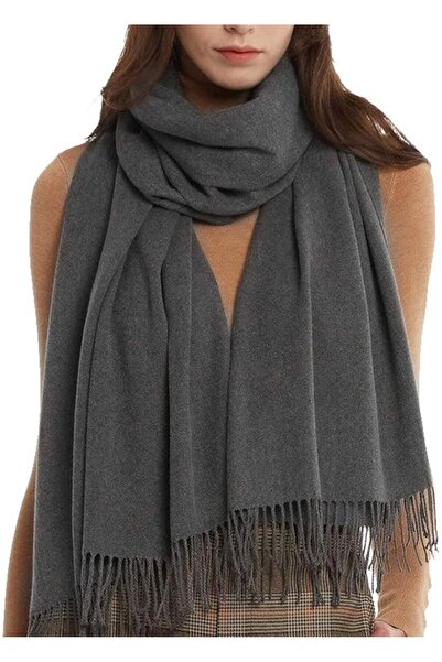 STARSTAR Women's winter scarf 197x70cm burgundy silky soft elegant.