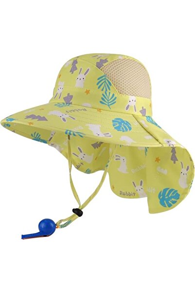 STARSTAR Kids wide-brim breathable bucket UV blue whale.