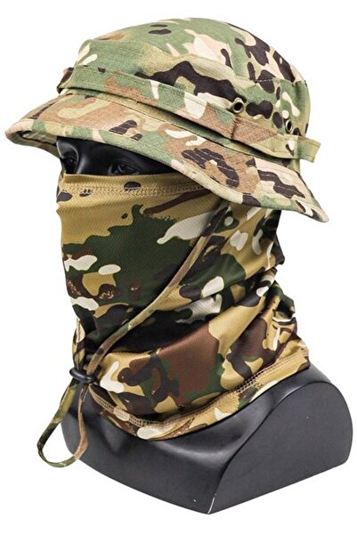 STARSTAR Camouflage sun hat face shield UV hunting/military/tactical.