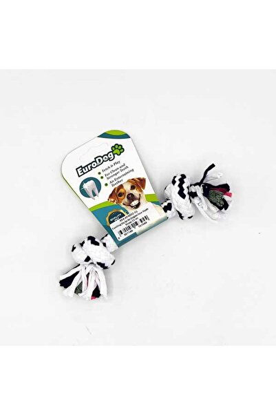 Eurodog Nhr-Hlss Dental Floss Two Knots Thin Black White (154153) 15 cm