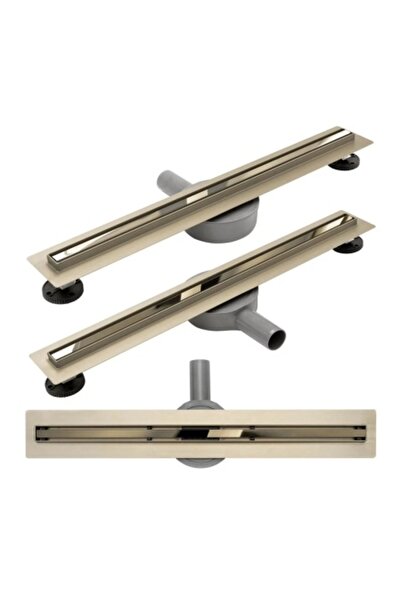 Rea Set Rigolă Duș Neo Slim Pro 60 cm – Mirror Gold (Aur Lucios)