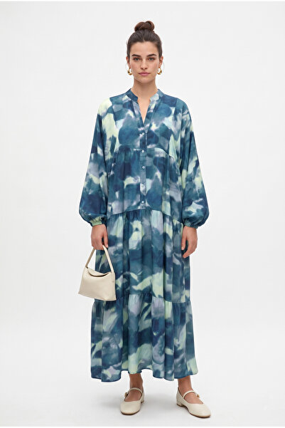 Ritnice Women's Modest Gloria New Green Women's 100% Viscose Maxi Length Laye...