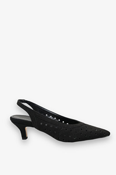 İNNABUTİKK Caarel Women's Heeled Shoes - Black Suede