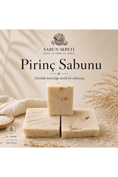 SABUN SEPETİ El Yapımı Pirinç Sabunu 100 g