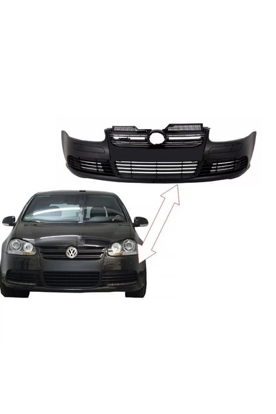 tuningset Bara Față compatibilă cu VW Golf V 5 2003-2007 Jetta 2005-2010 R32 ...