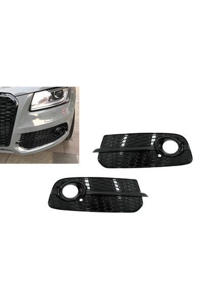 tuningset Καλύμματα Προβολέων Ομίχλης Πλαϊνές Γρίλιες κατάλληλα για Audi Q5 S...