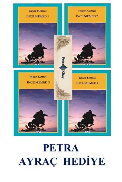 Yapı Kredi Yayınları İnce Memed 1 - 2 - 3 - 4 / Yaşar Kemal / 4 Kitap Set / P...