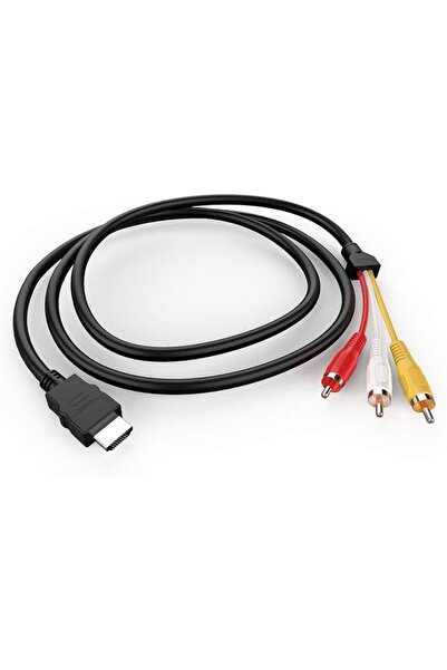 GENERAL Eanetf HDMI to RCA Cable, 1080P 5ft/1.5m HDMI Male to 3-RCA Video Aud...