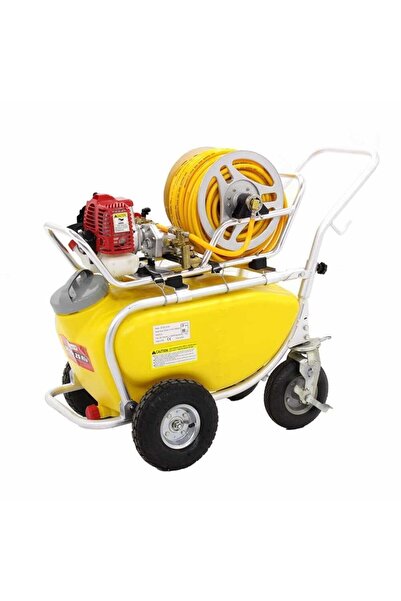 Geotech Pulverizator profesional cu carucior 50 litri, motor pe benzina 2 tim...