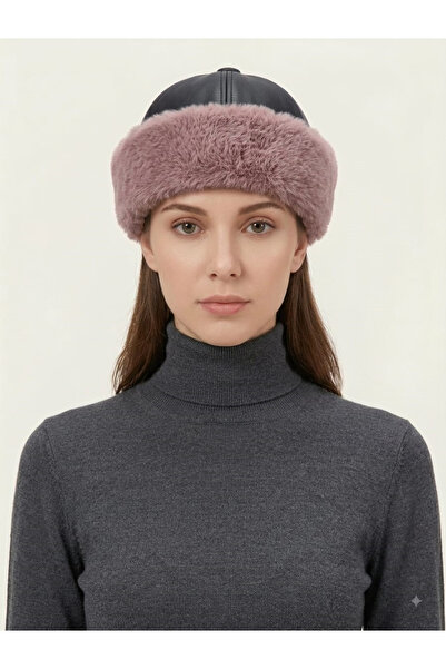 vanilkie Genuine Leather Unisex Fur Hat