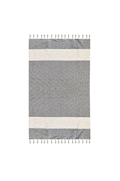 BAMI NETWORK Prosop Hamam Romburi Bumbac Gri 180x100 cm Plaja