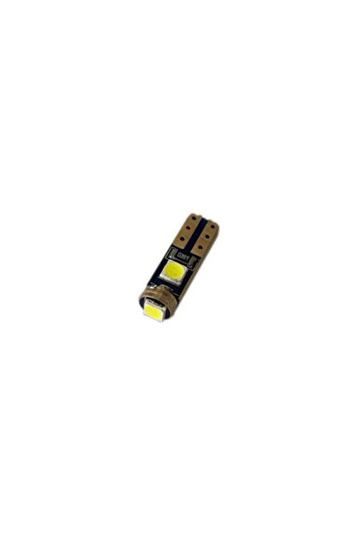 OEM Set Becuri LED Auto, Soclu T5, CANBUS, 80 Lumeni, 12V, Roșu