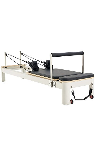 OMS Aparat de antrenament pilates, rezistență dublă arc și cablu, max 180 kg,...