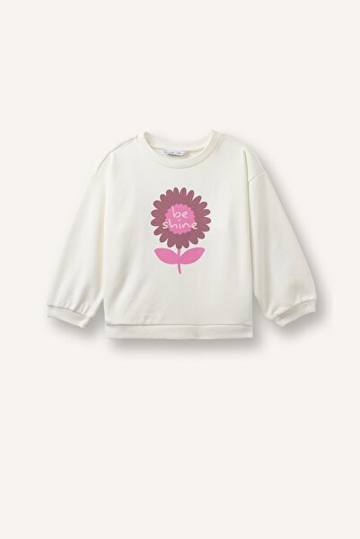 DeFacto Printed Crew Neck Sweatshirt Baby Girl I1725A526Au