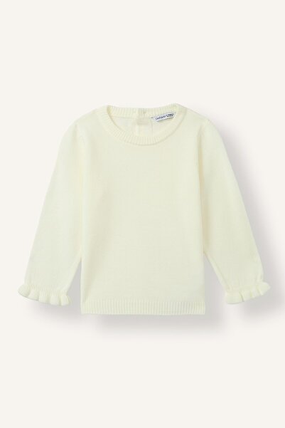 DeFacto Oversize Crew Neck Drop Shoulder Basic Knitwear Sweater H8470A526Au