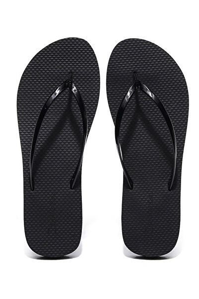Take Two By Styli Black Solid Flip Flops