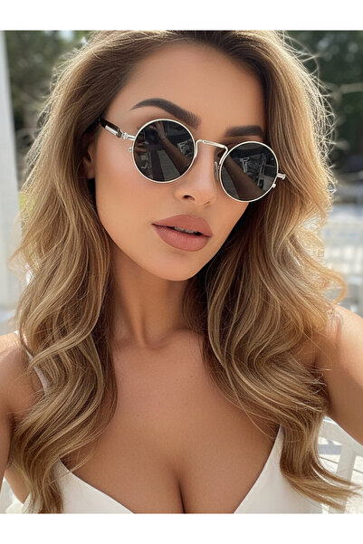 Take Two By Styli Steampunk Small Round Sunglasses