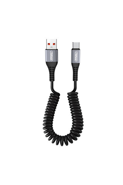 Choice 1.5m black NNBILI Car Spring USB A to Type C Cable For iPhone 17 16 66...
