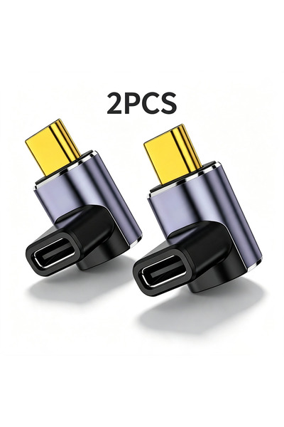 Choice3 2PCS CGCM-MLT NNBILI 2Pcs USB4.0 40Gbps Adapter 90 Degree Right Angle...