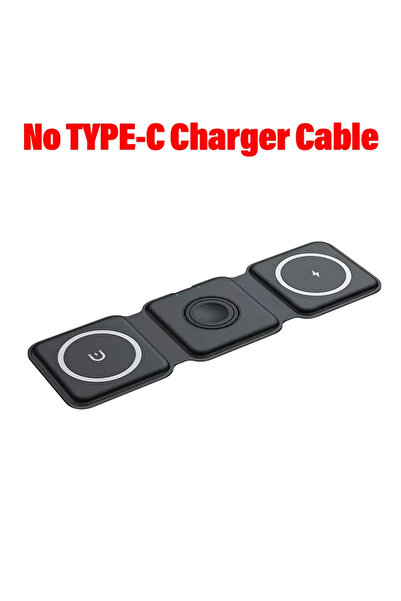 Choice VIKEFON No Cable 3-in-1 Magnetic Portable Wireless Charger Pad Fast Ch...