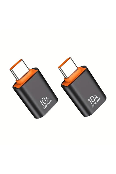 Choice8 A-C 2PCS 10A USB Type C To USB A Adapter Fast Charging USB 3.0 to Typ...