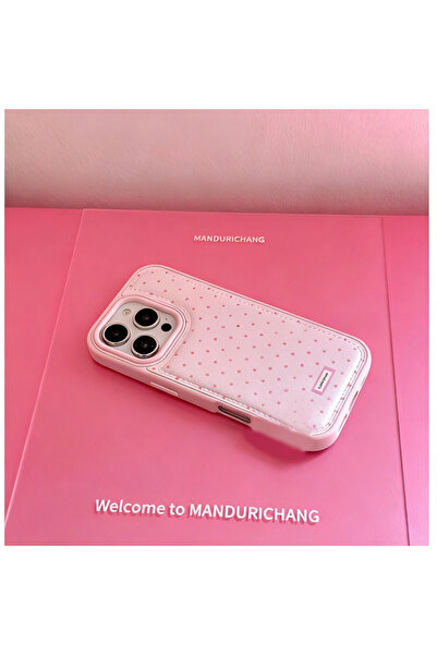 Choice41 iPhone17 Pro Max A Pink Blue Aesthetic Retro Polka Dot Pattern Phone...