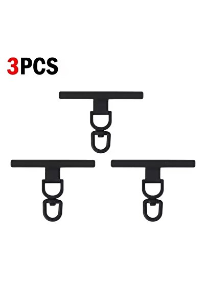 Choice8 3Pcs Black 1-4Pcs New Upgrated 360 Rotatable Metal Steel Phone Tether...