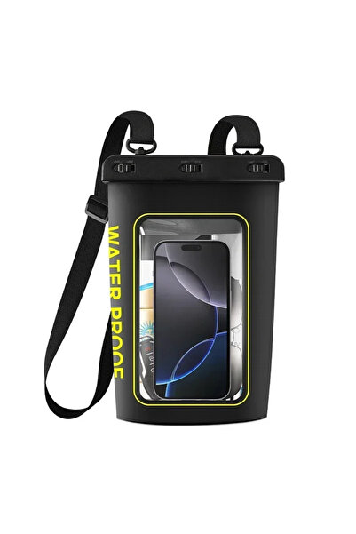 Choice Black HAISSKY 1.8L Mobile Phone Waterproof Pouch For iPhone 17 16 Pro ...