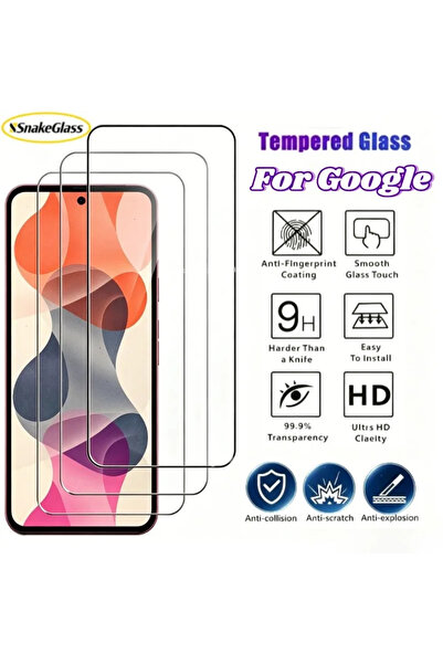 Choice27 Google Pixel 9 Pro 3 Pieces Tempered glass 3Pcs Explosion-proof Temp...
