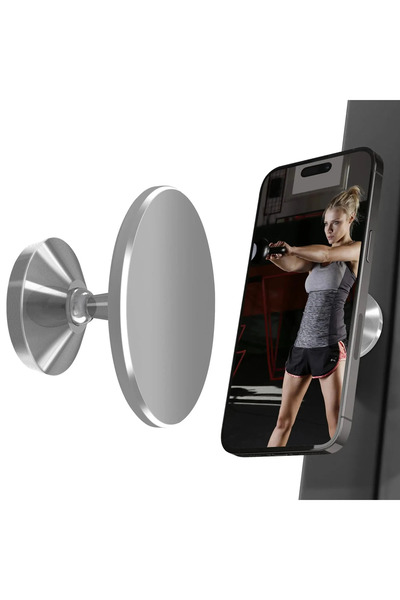 Choice1 Silver Gym Mate Magnetic Phone Mount &Double-sided Magnetic Suction P...