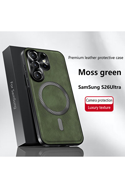 Choice17 Galaxy S25 Ultra Green Case For S26 S25 S24 S23 S22 S21 Ultra Plus S...