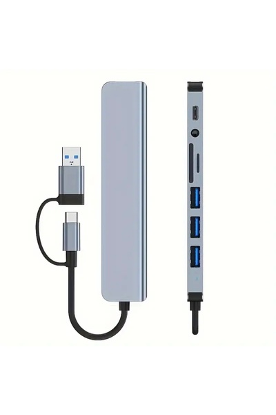 choice2 8in1hui RAMMIND plug and play, 6-in-1 USB C hub with distributor card...
