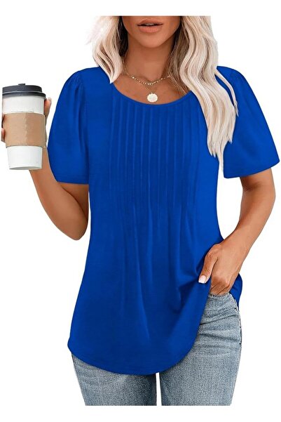 OEM Tricou dama Cuptacc, albastru, marime M