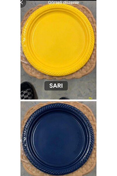 herevelazim Party Plates Tabak 25 Pieces
