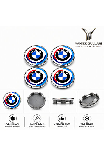 YANIKOĞULLARI OTOMOTİV BMW 50 YIL /G20/G30 /x3/X4/X5/JANT GÖBEĞİ /GÖBEK KAPAĞ...