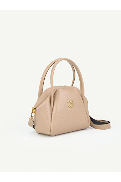 Beshora Cassie Mink Women's Hand and Shoulder Bag with Zipper Detail and Adju...