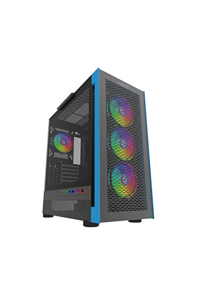 OEM Carcasă PC Midi Tower Gaming Aerisită Sticlă Negru