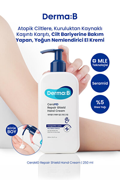 Derma B Dryness-Induced Moisturizing Hand Cream Derma:B Ceramd Repair Shield ...