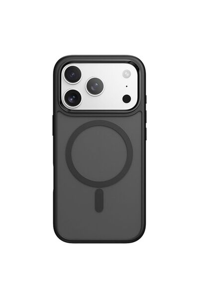 Rock Θήκη MagSafe Σειράς Guard Touch Matte με Μεταλλικό Πλαίσιο Φακού Μαύρο (...