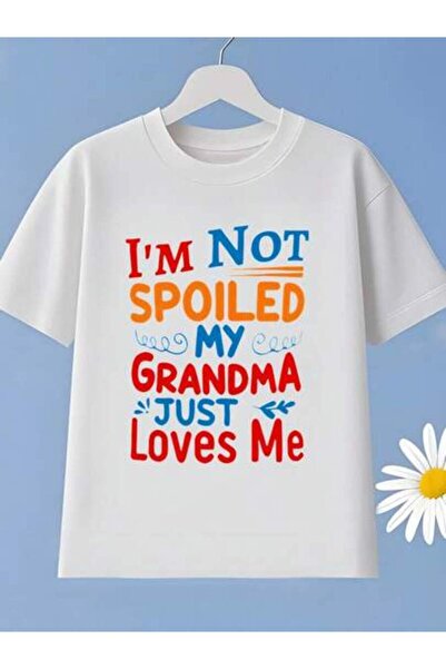 21JNRY Unisex Clothing 'I'M Not Pampered, My Grandma Cares Me' Monogram Desig...