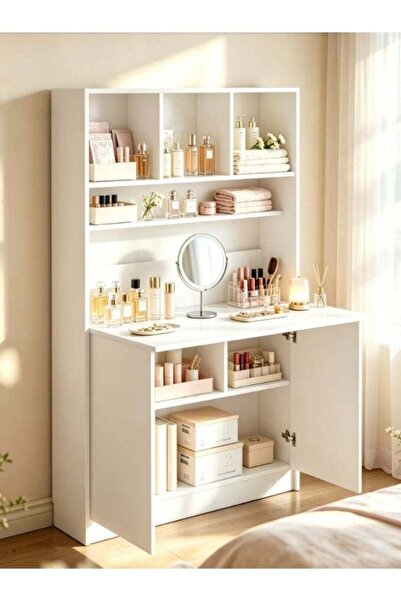 Generic Arrangeli Foldable Makeup Vanity Desk, Hidden Flip Dressing Table wit...
