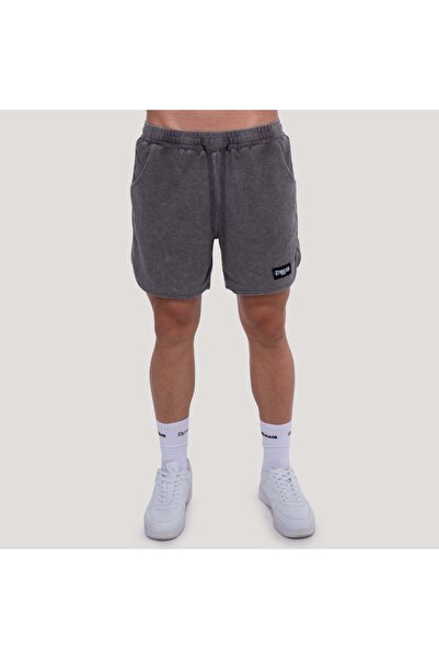 GymBeam Pantaloni scurți gri spălați Persistence XXL