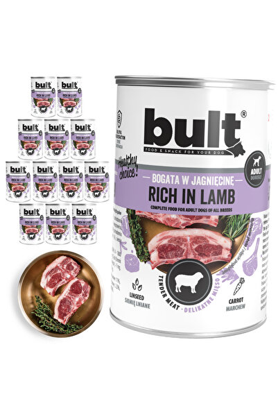 Bult Hrană umedă completă pentru câini, bogată în miel, conservă 12x400g