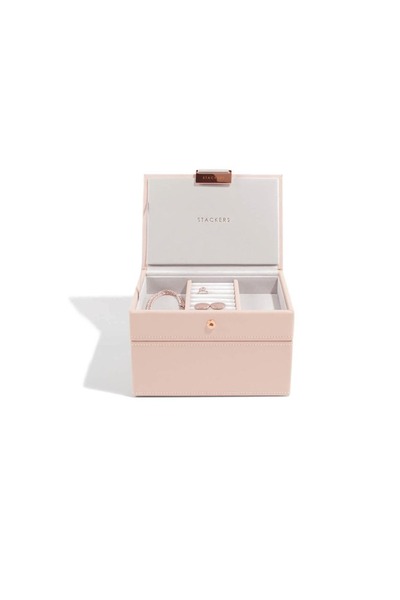 STACKERS Cutie dublă pentru bijuterii (roz) Mini